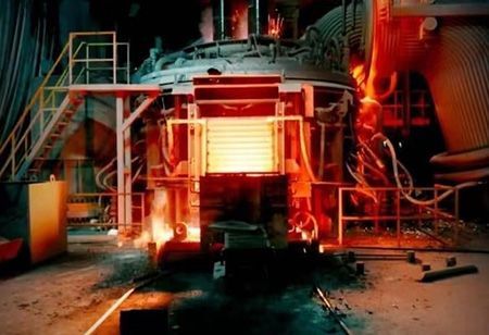 Графитовый электрод UHP 450 мм с ниппелем T4L