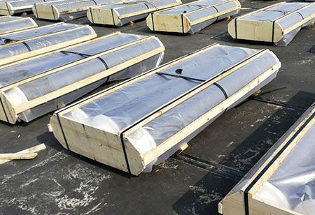 Графитовый электрод высокой мощности Графитовый электрод HP 500 с устойчивым к окислению покрытием